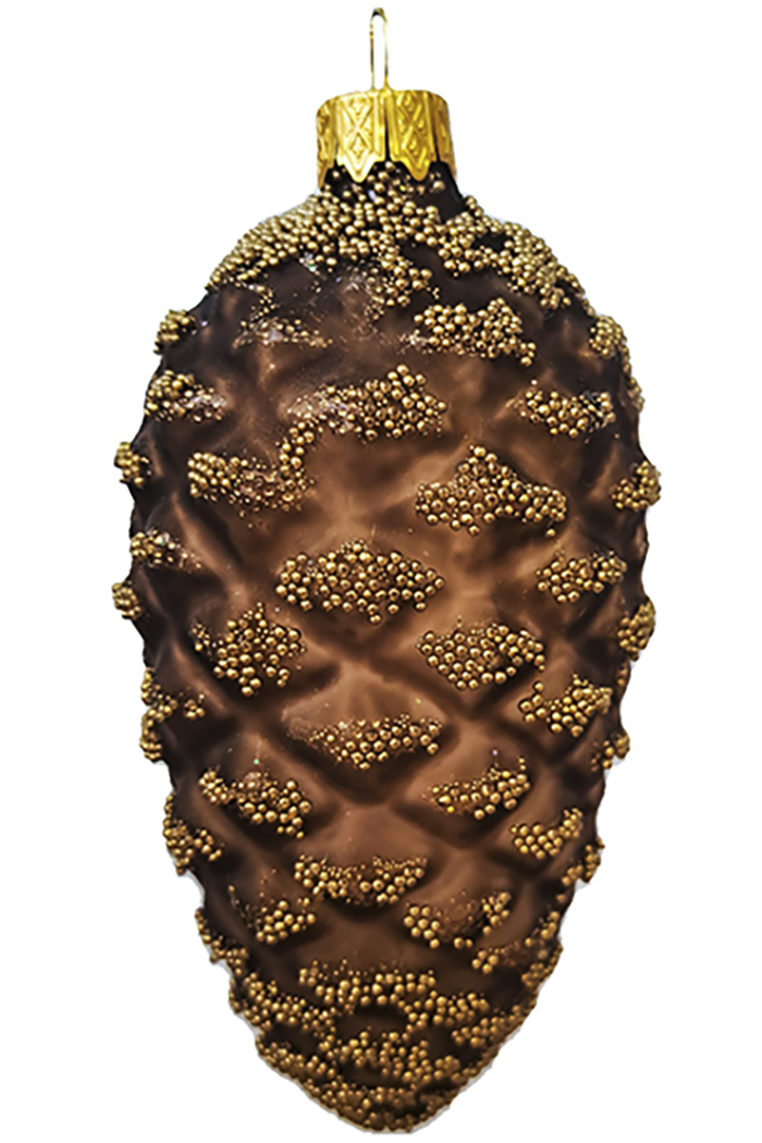 Елочное украшение Шишка большая ФУ-ШБ